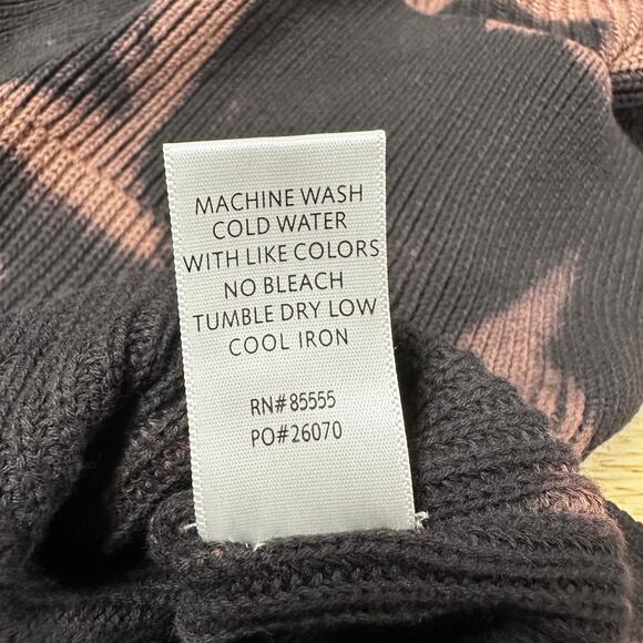Pistola Darya Acid Dye Cotton Sweater in Dark Lava Women's Size Small NWT - Picture 8 of 10